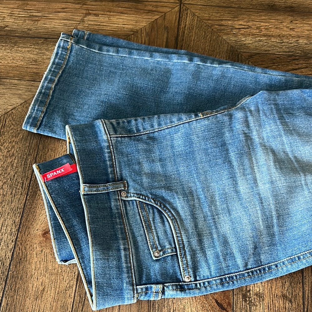 SPANX Ladies's Light Blue Boot Cut Jeans